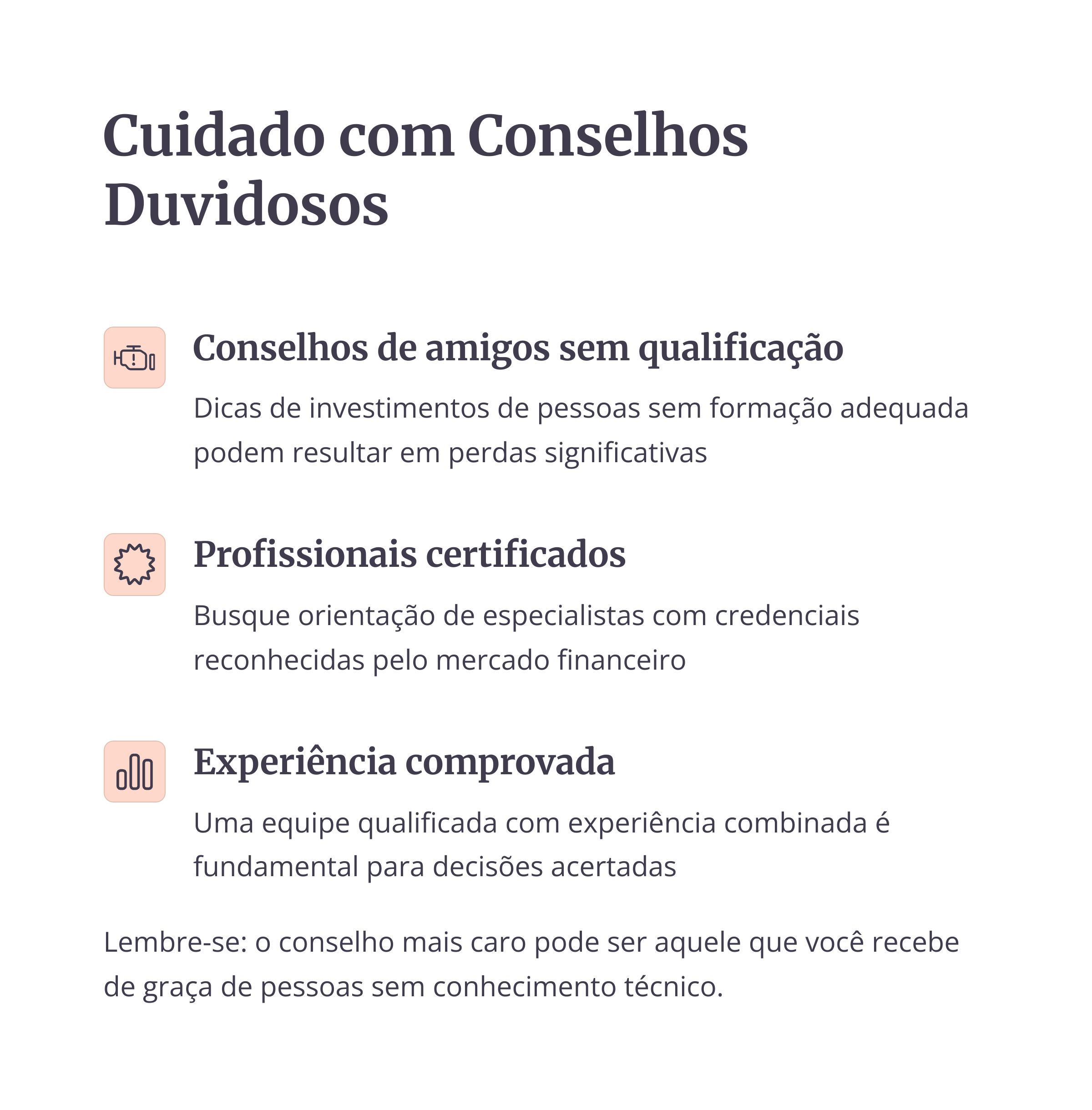 Erros comuns ao investir