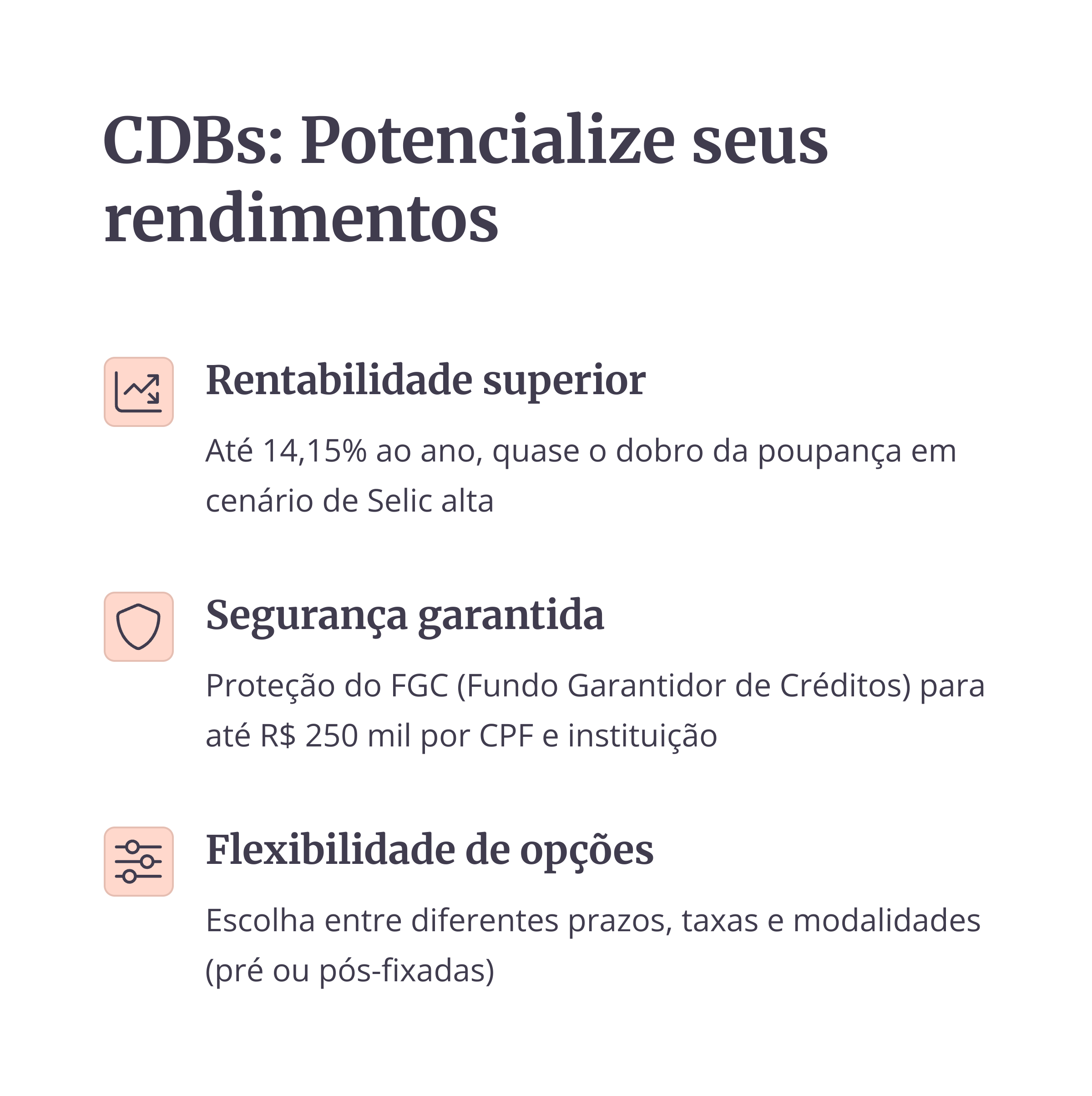 Benefícios dos CDBs em cenário de juros altos