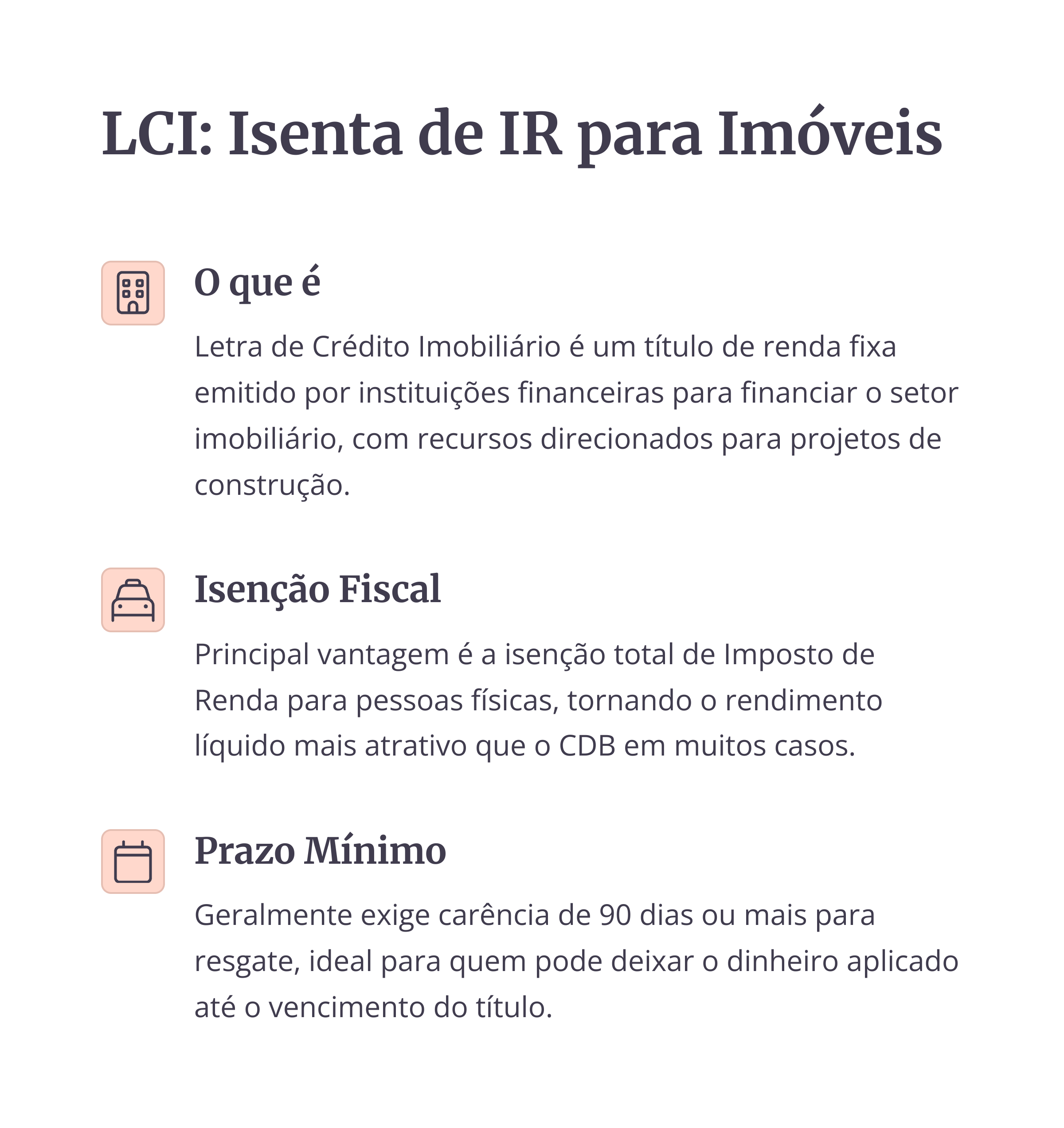 Explicação sobre LCI