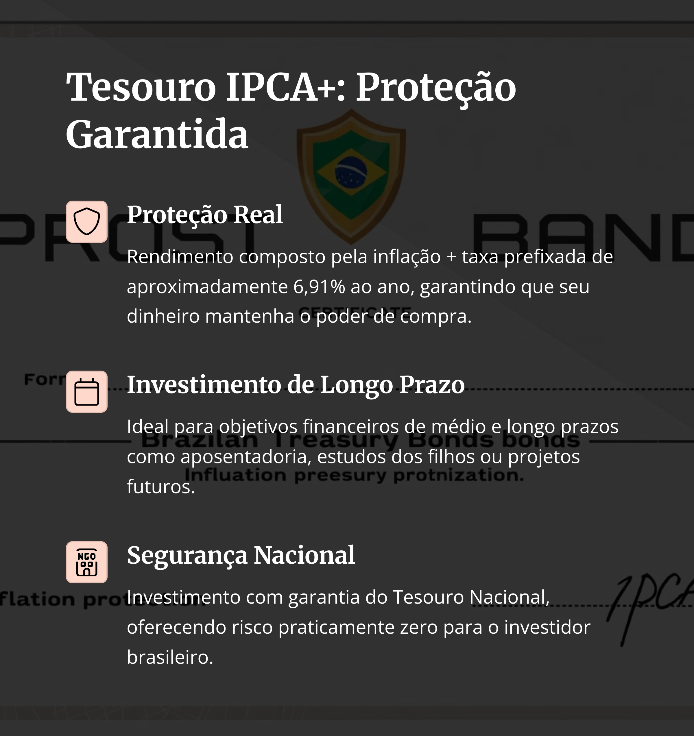 Tesouro IPCA+: Proteção Garantida