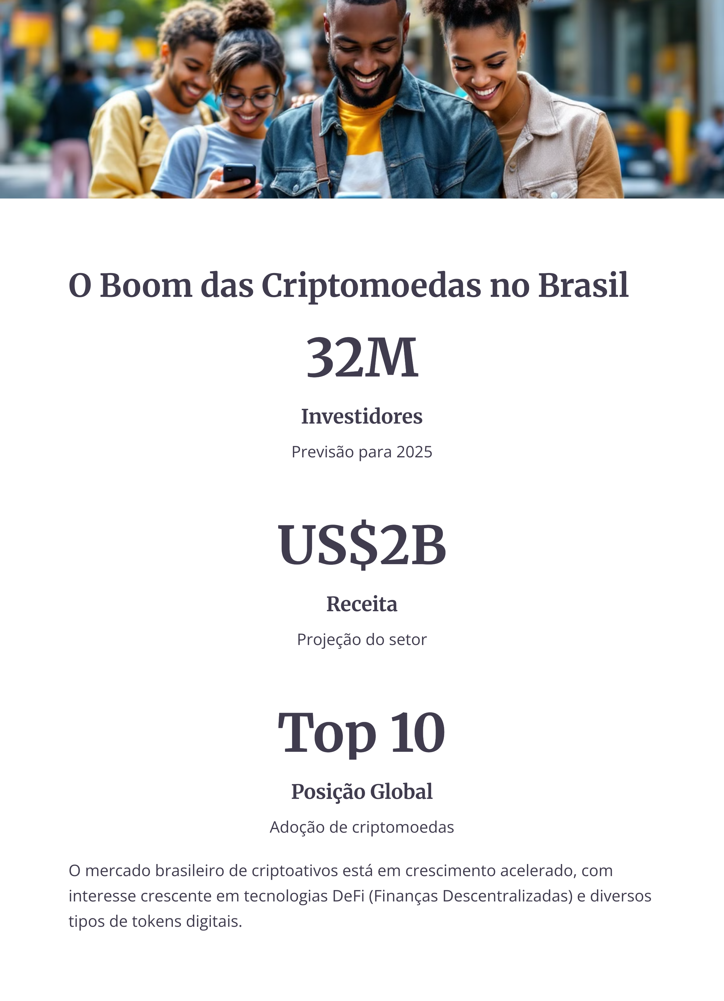 Investidores brasileiros usando criptomoedas