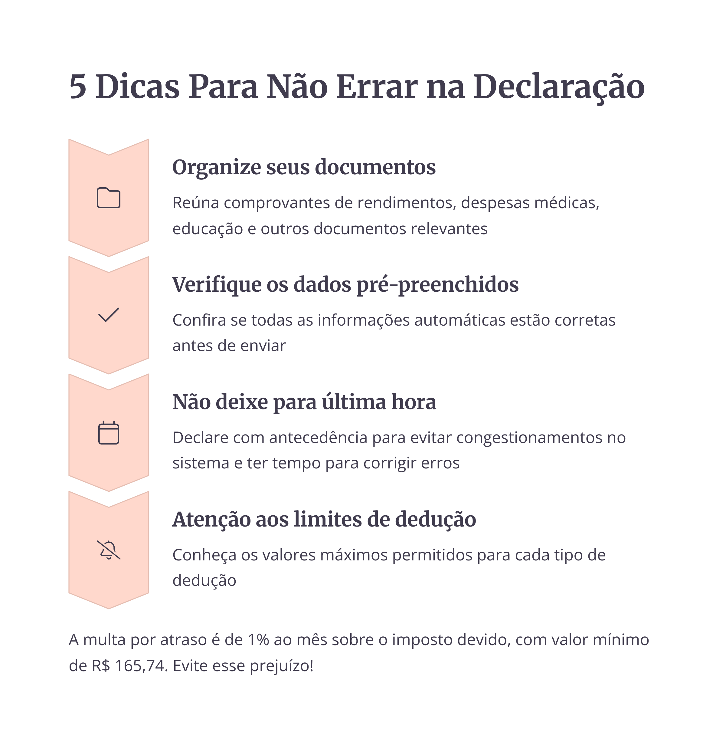 Dicas para evitar erros na declaração de IR