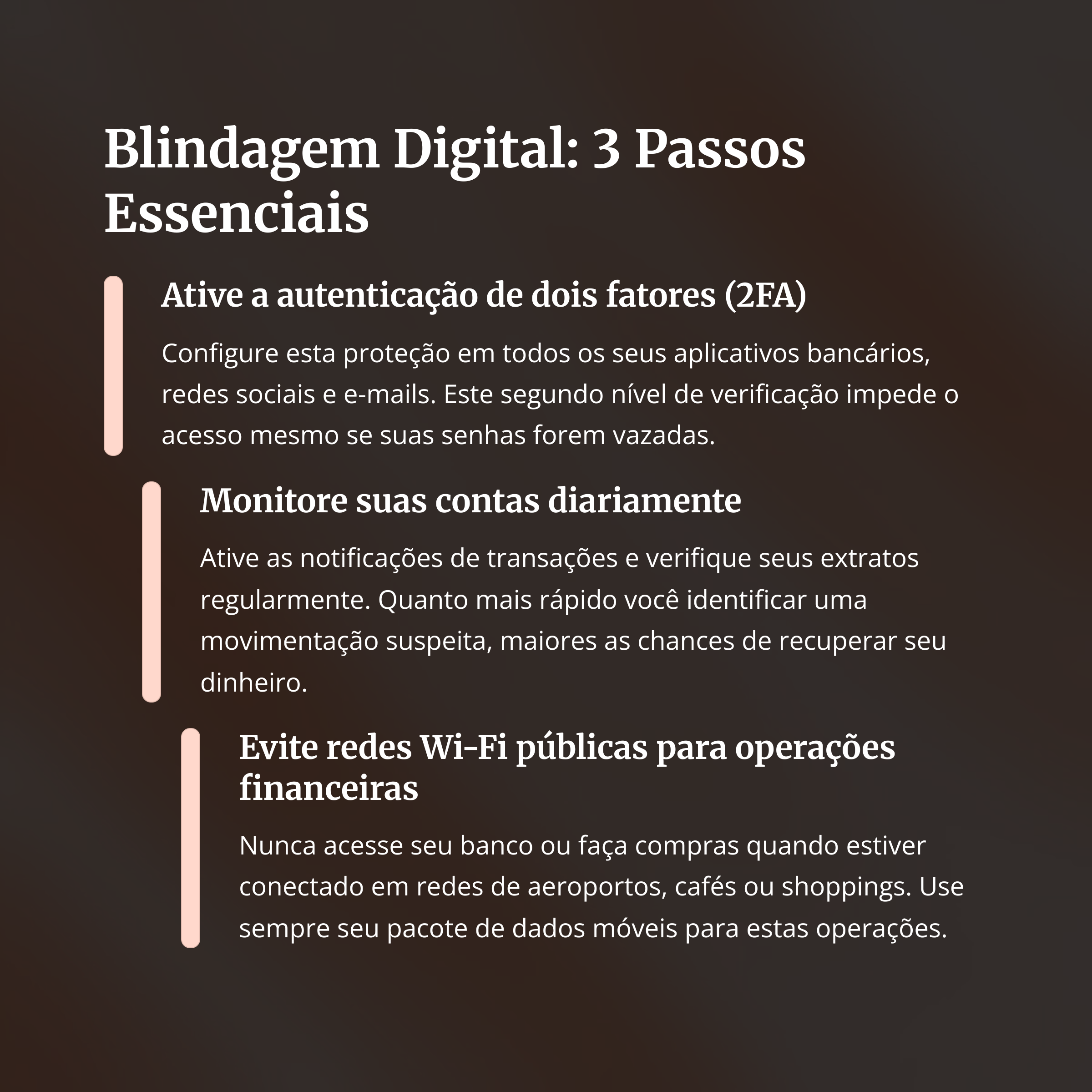 Passos essenciais para blindagem digital