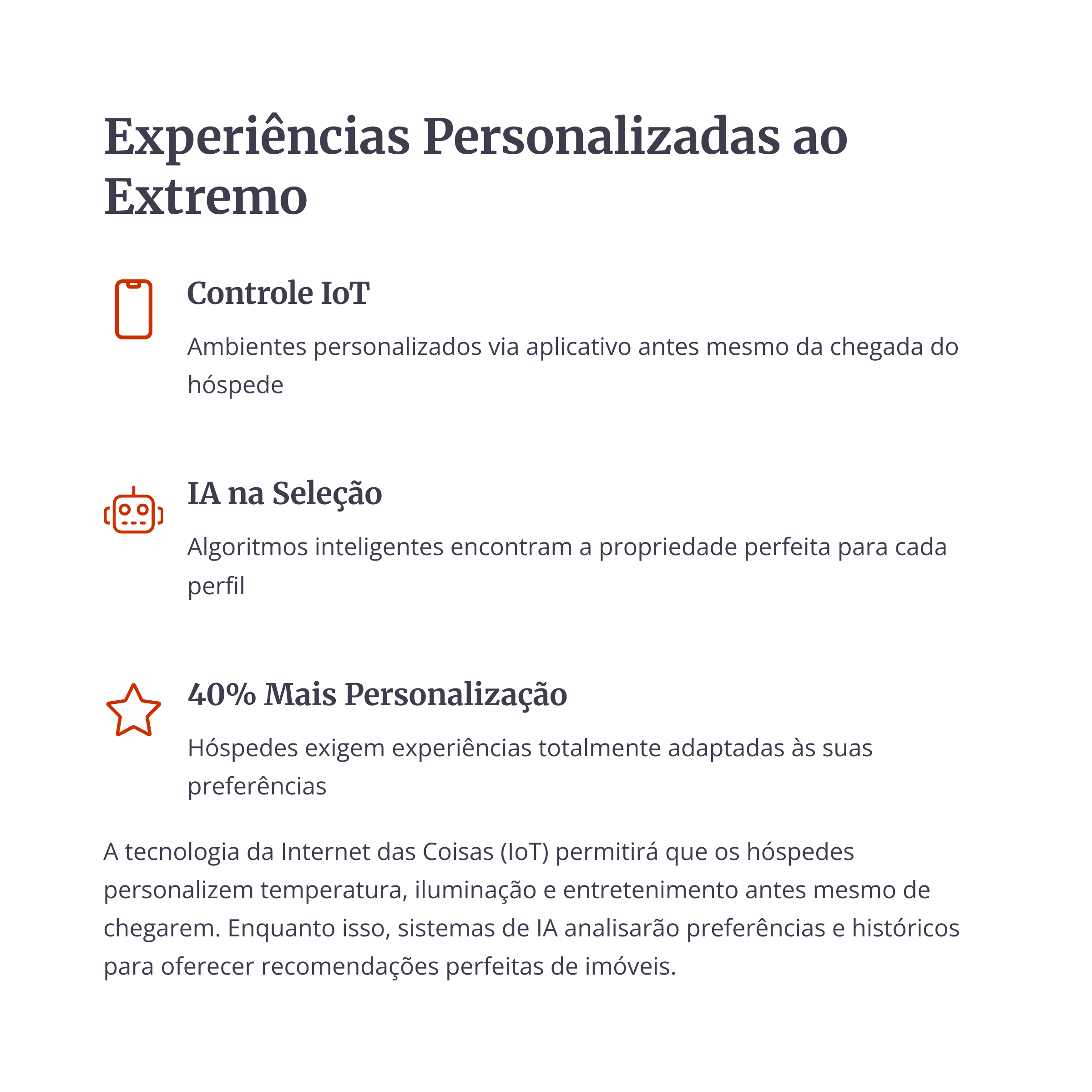 Controle de casa por aplicativo e IA no aluguel de temporada