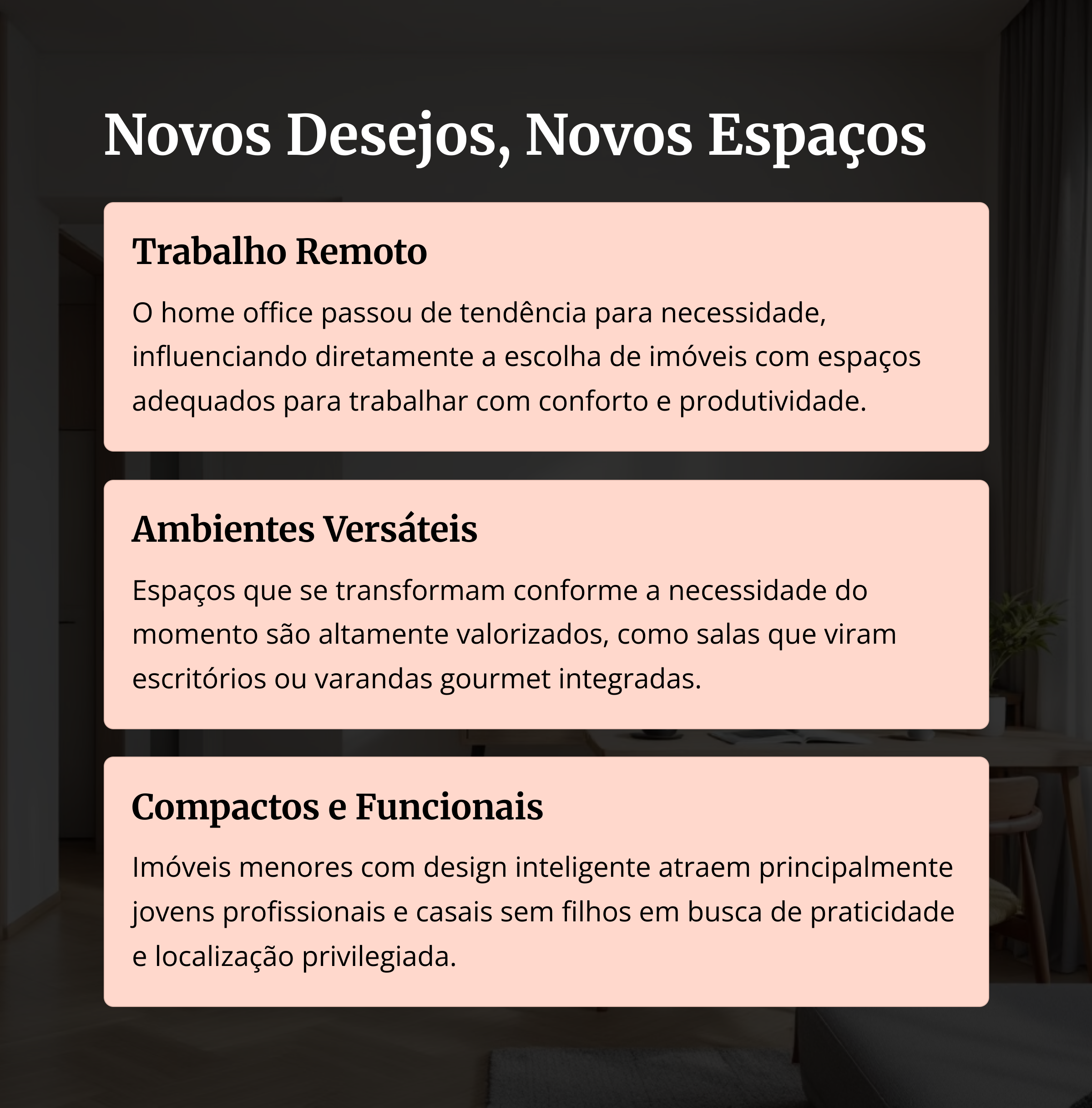 Mudança de preferências pós-pandemia, home office